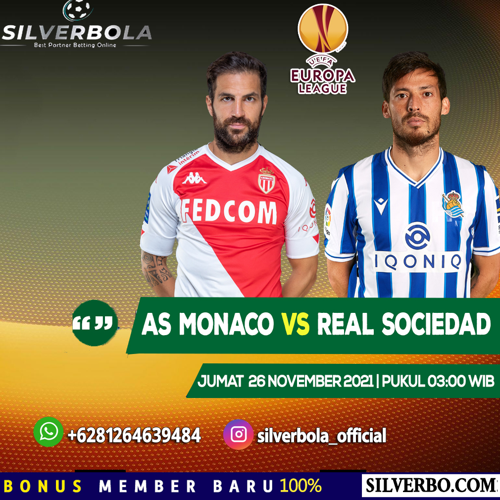 Prediksi Bola Monaco vs Real Sociedad 26 November 2021